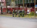 Ausleger vom Mobil Kran abgerissen Koeln Schaafenstr Habsburgering P040